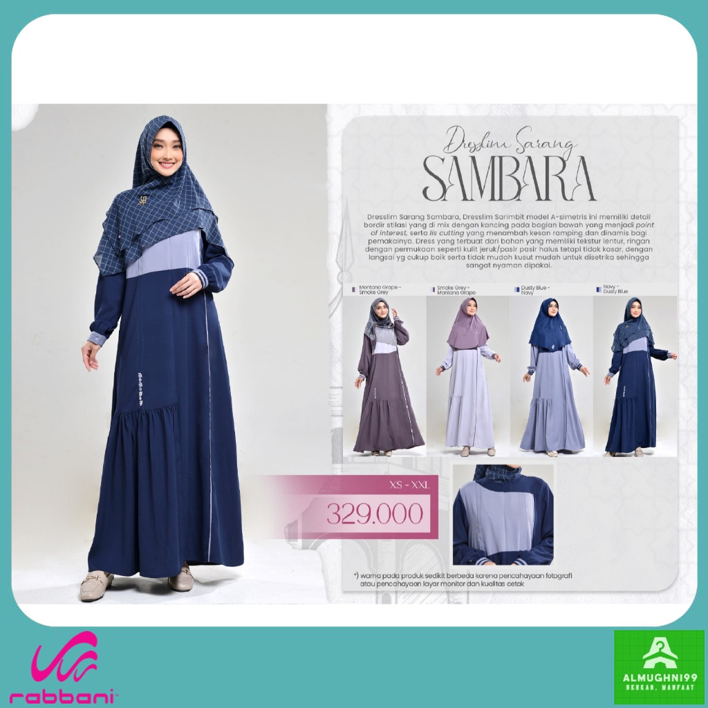 GAMIS RABBANI ORI | Rabbani - Dresslim Sarang Sambara Sarimbit