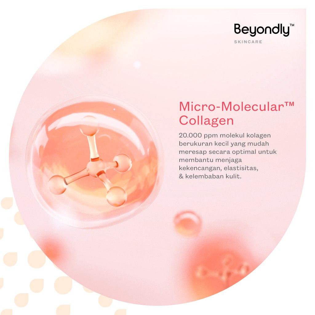 Beyondly Youth Power Collagen Serum diformulasikan dengan Micro-Molecular Collagen, Salmon DNA