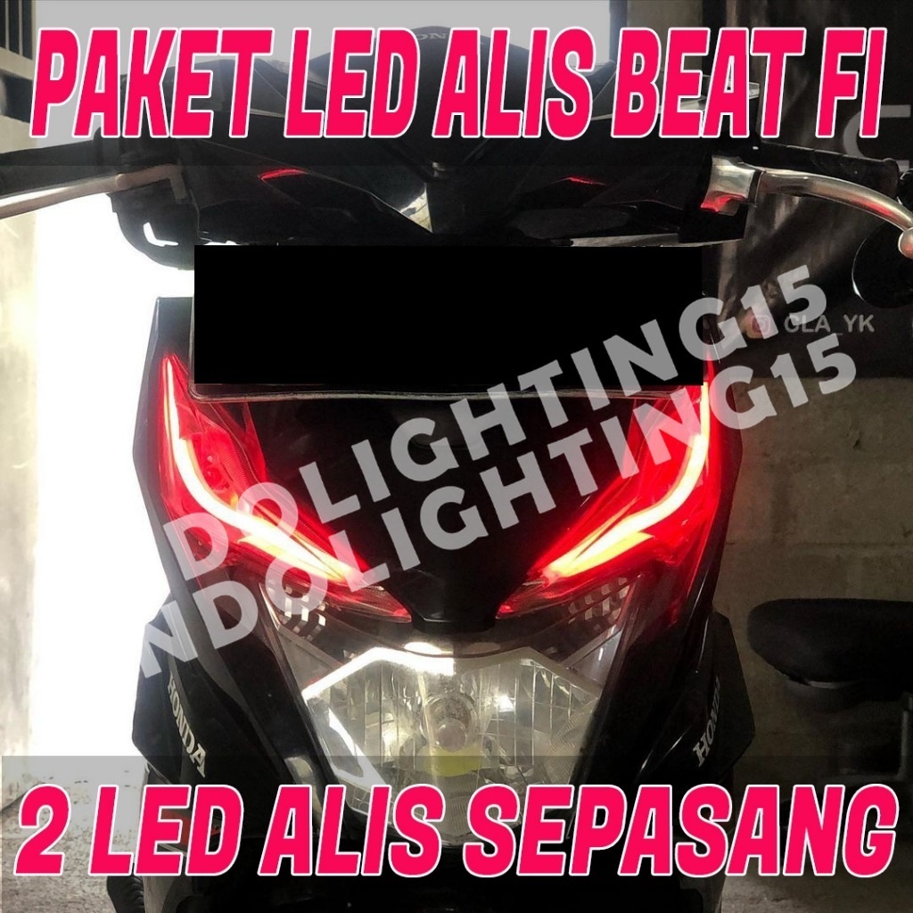 PAKETAN LAMPU LAMPU ALIS NON BINTIK DRL UNTUK SEMUA BEAT LAMPU SENJA SINGLE WARNA