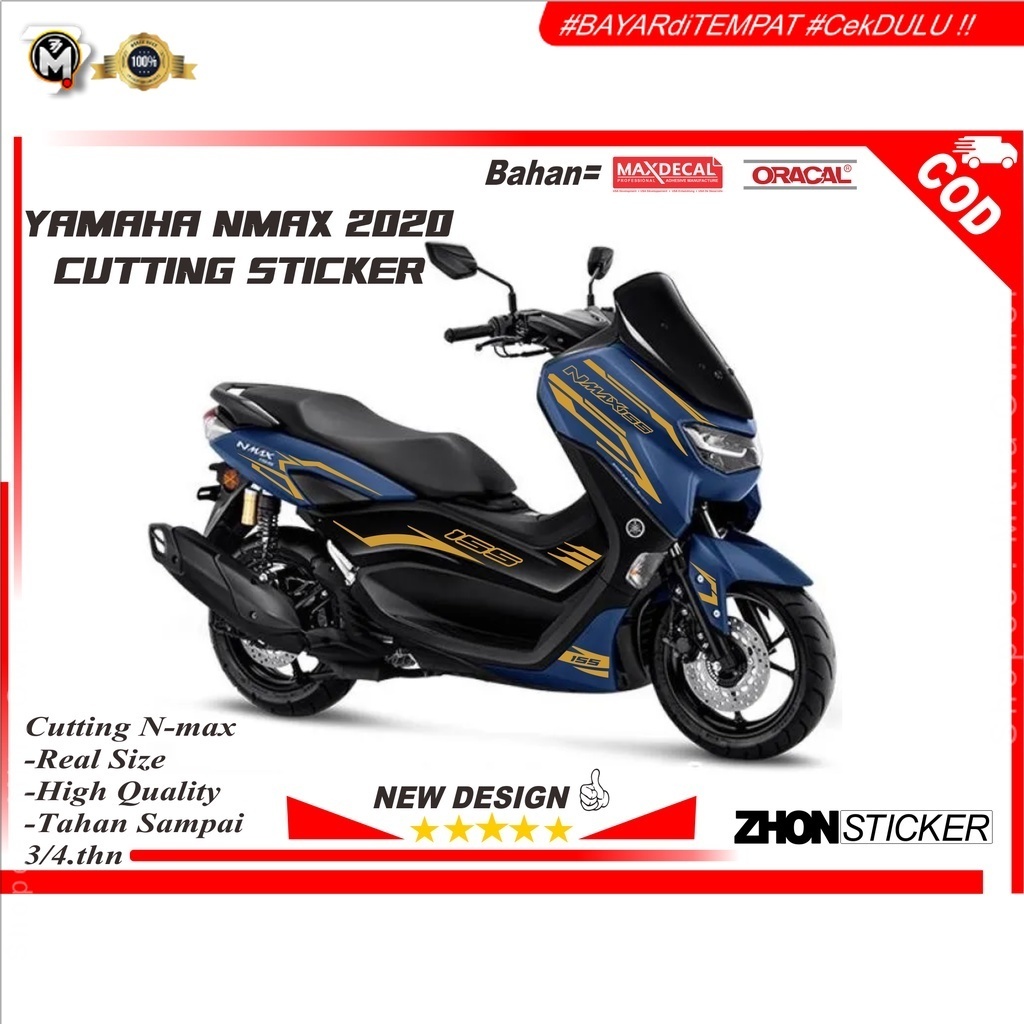 STRIPING NMAX 2021 CUTTING STIKER NMAX NEW STRIPING VARIASI NMAX SIMPEL LIS BODY NMAX NEW STYLE