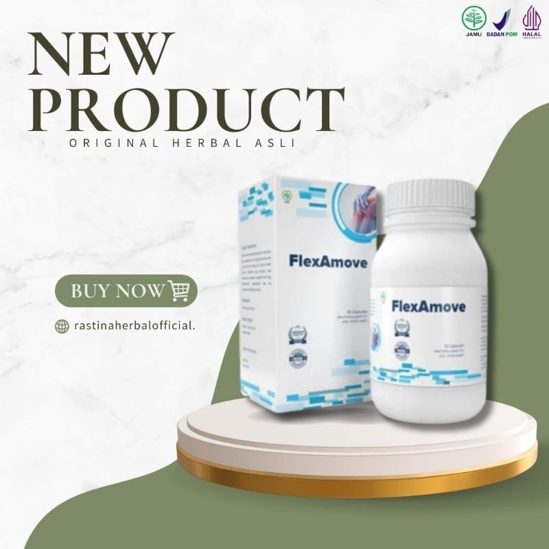 Flexamove Asli Original Obat Herbal Atasi Nyeri Sendi Ampuh