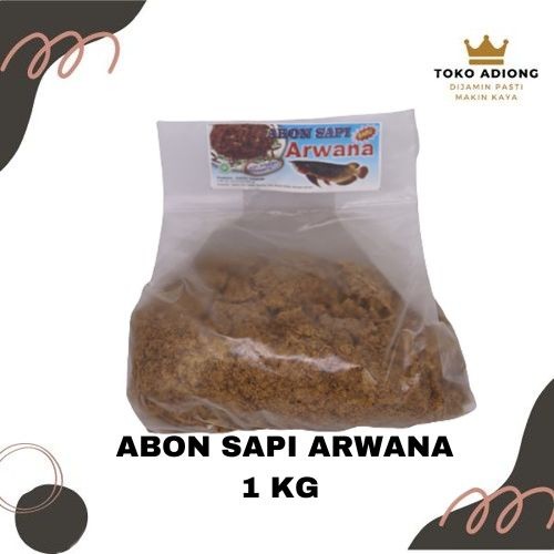 

ABON SAPI MERK ARWANA - 1 KG- ENAK LEZAT DAN BERGIZI