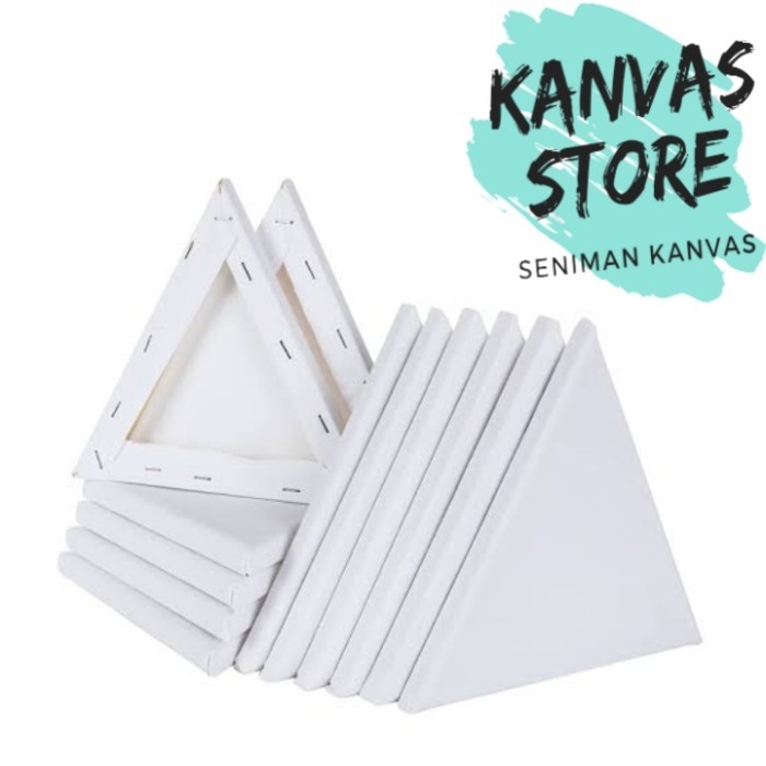 

kanvas lukis segitiga size 10/20 cm - segitiga 10 cm