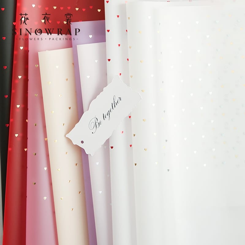 

(SW)TERLARIS OPP TRANSPARANT 58*58CM MOTIF LOVE TRANSPARENT CELLOPHANE KERTAS BUNGKUS BUNGA WEDDING