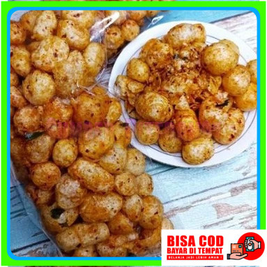 

1kg cimol kering pedas daun jeruk /endog lewo snack food