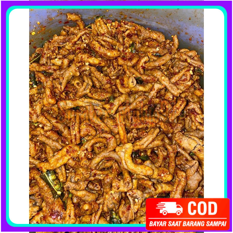 

1 kilogram kripik usus crispy premium