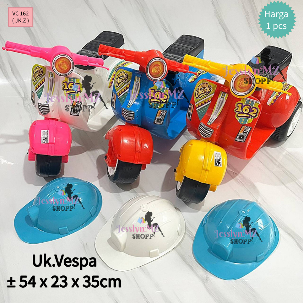 MAINAN VESPA VC 162 / VESPA MINI / VESPA CILIK DORONG KLASIK RODA 3