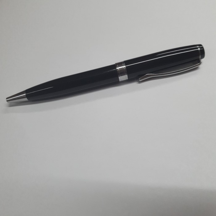 

PRODUK TERLARIS Pulpen Eksklusif F1 Hitam Glossy Klip Silver