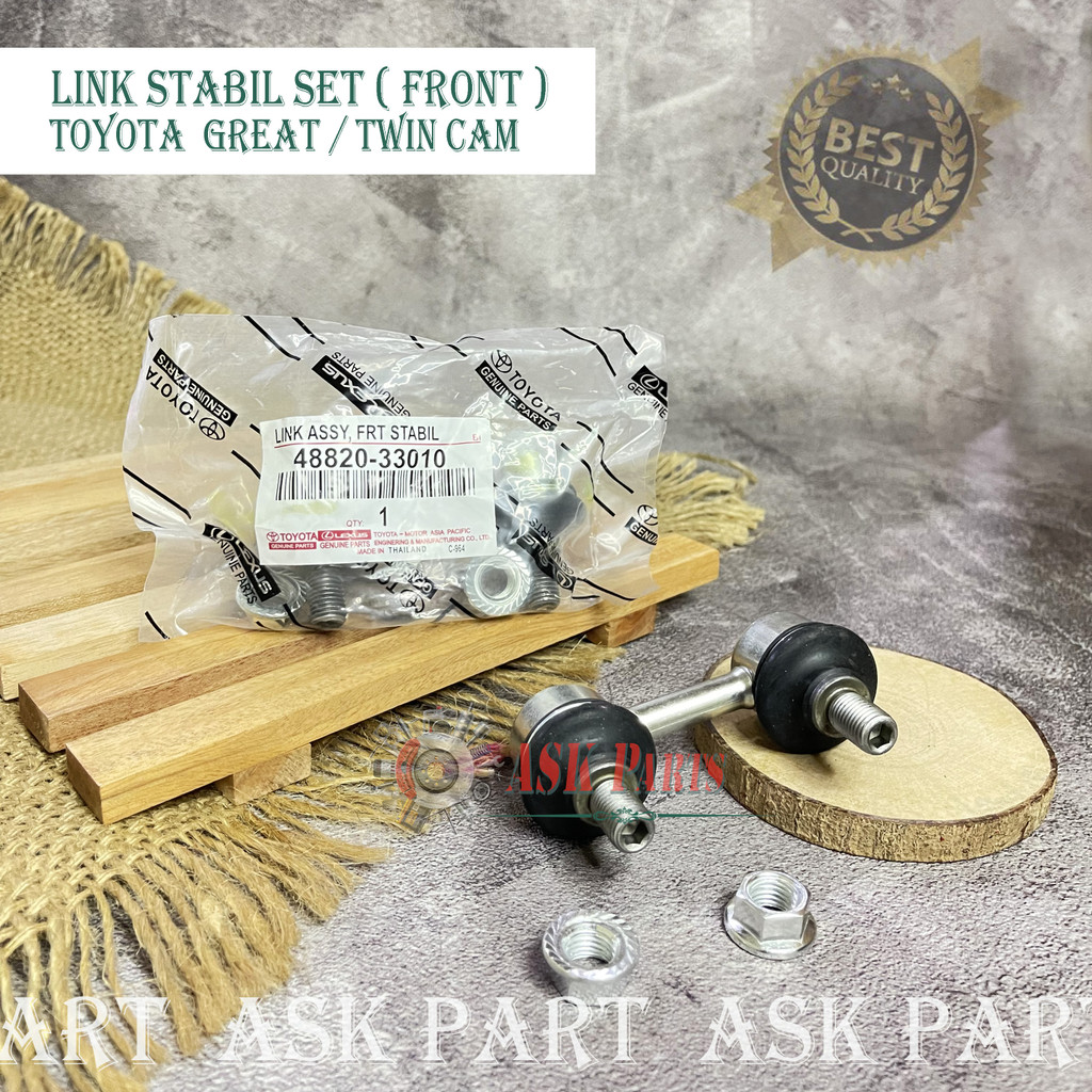 stabilizer stabil link link stabil depan front great corolla