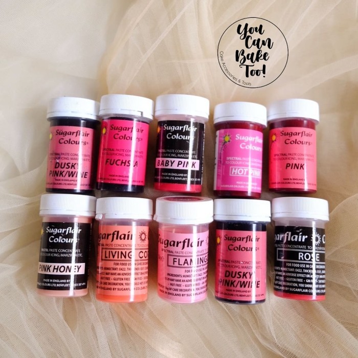 

Sugarflair Colours Food Coloring Oil Based (5) - Rose