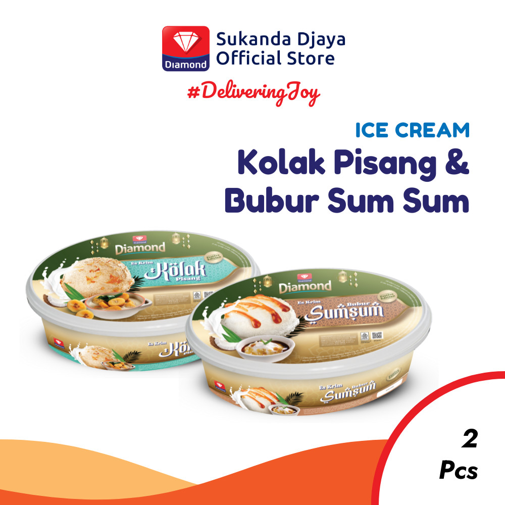 

Diamond Ice Cream Bubur Sum Sum dan Kolak Pisang 700 ML