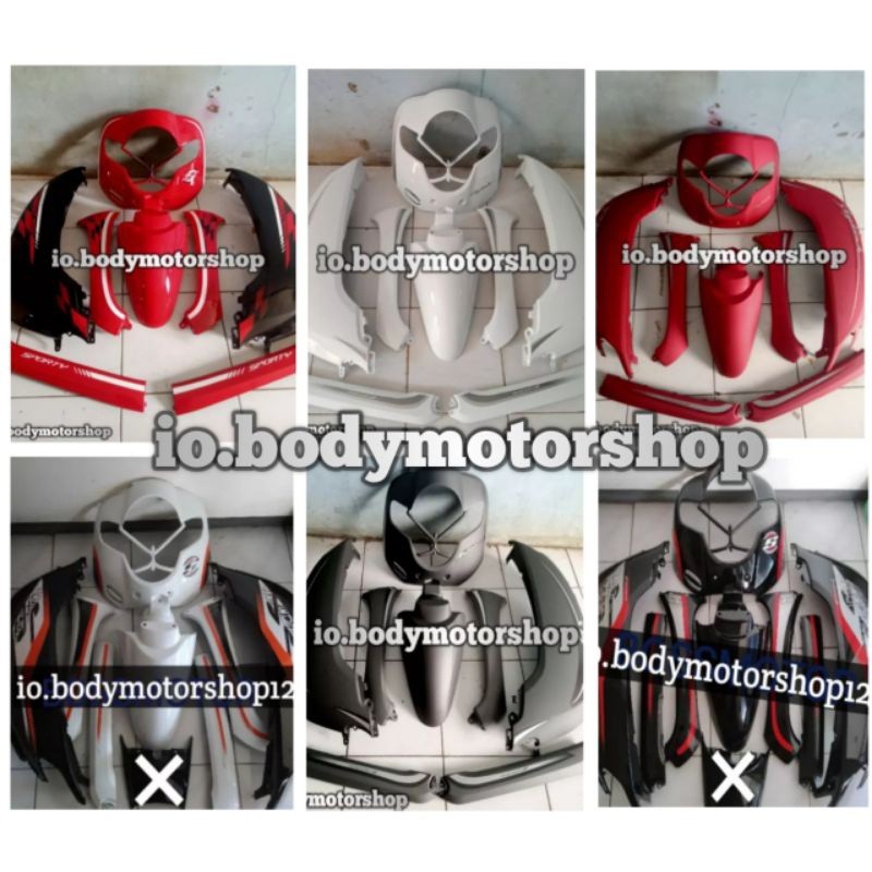 COD COVER BODY HALUS HONDA SCOOPY 2017-2019 FULL SET BODY HALUS SCOOPY DONAT RING 12 TAHUN 2017 2018