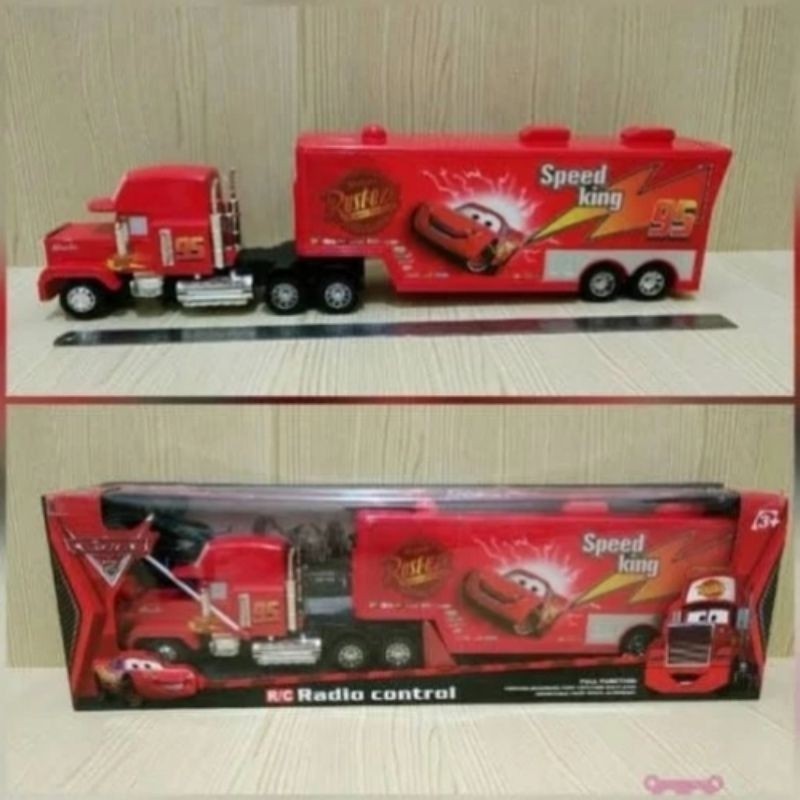 Promo RC truk kontainer Mack remote control - Mainan mobil truck box remot kontrol anak laki cowok K