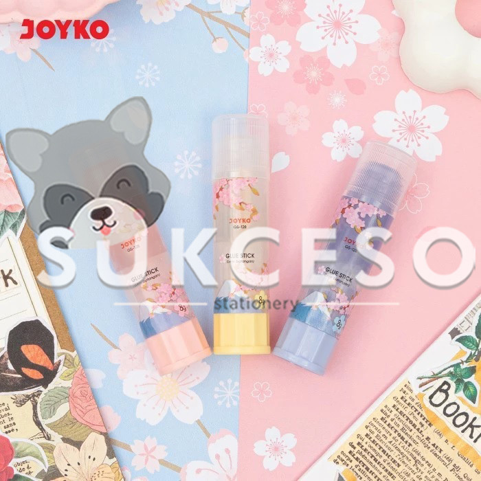 

JOYKO Glue Stick GS-128 Sakura Flower 8g Lem Kertas Batangan SATUAN