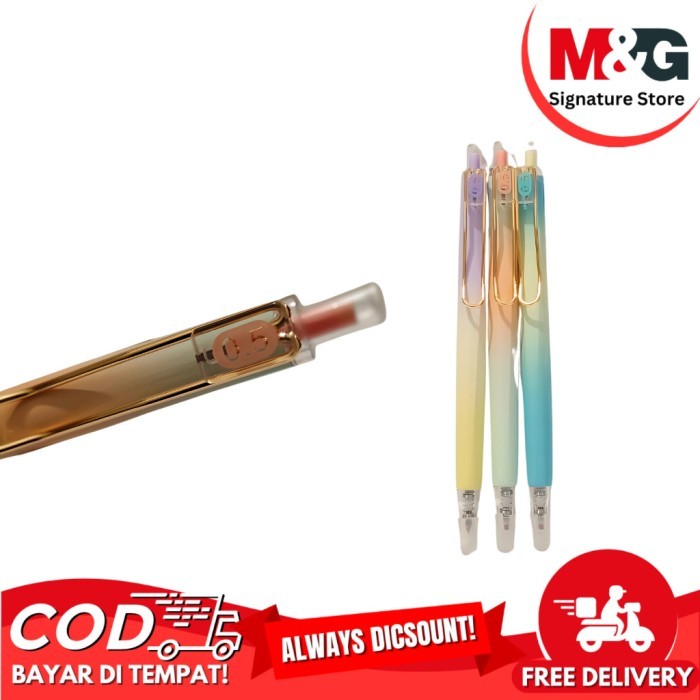 

Gel Pen M&G AGPJ64021 Pulpen Gel Pen Barrel Gradasi Warna Pastel - SATUAN - AGPJ64021
