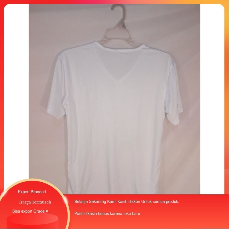 (Sample) SHIRT POLOS NO BRAND WHITE (GB-0249)
