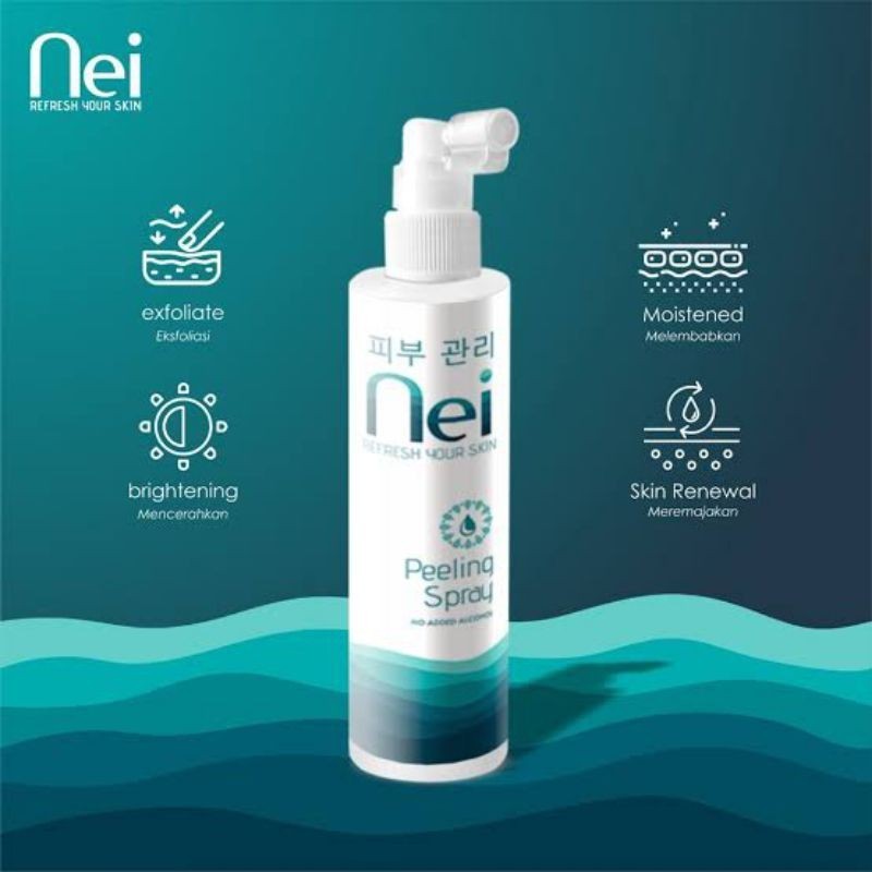 Nei Peeling Spray Penghilang Daki Di Tubuh |Nei Peeling Isi 9OMI Asli 25
