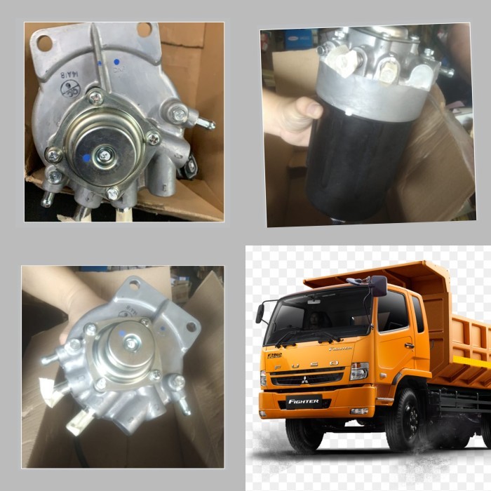 Hand pump fuel filter fuso FN62F - Pompa Solar Fuso Fighter 6M60T ASLI berkualitas
