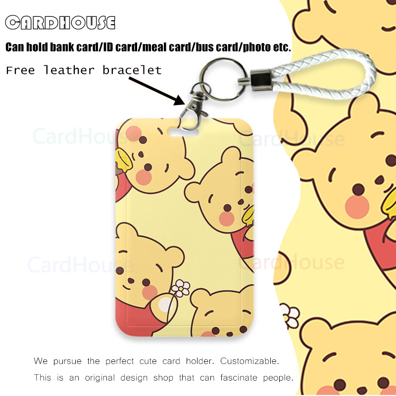 

( CardHouse ) Winnie the Pooh Terbaru Unik ID CARD HOLDER Kartun Aesthetic LT121 Tempat Photocard Photo Card tupai Kartun Aesthetic