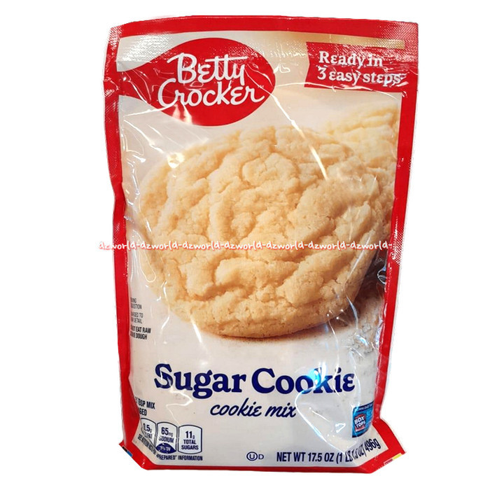 

Betty Crocker 496gr Sugar Cookie Mix Premix Instant Tepung Kue Instan 1202