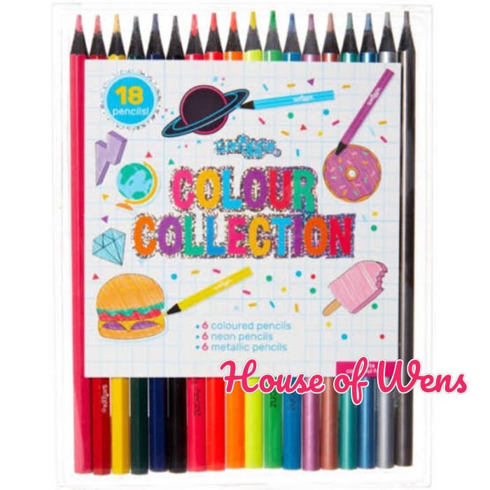 

SMIGGLE COLOUR COLLECTION PENCIL PACK - PENSIL WARNA SMIGGLE