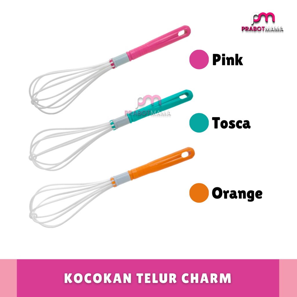 Kocokan Telur Charm - Prabotmama / Mixer Telur Plastik / Pengocok Telur Manual