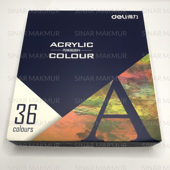 

MurMer COD Cat Akrilik/Acrylic Paint 36 Colour 12ml DELI 73912 (SET)
