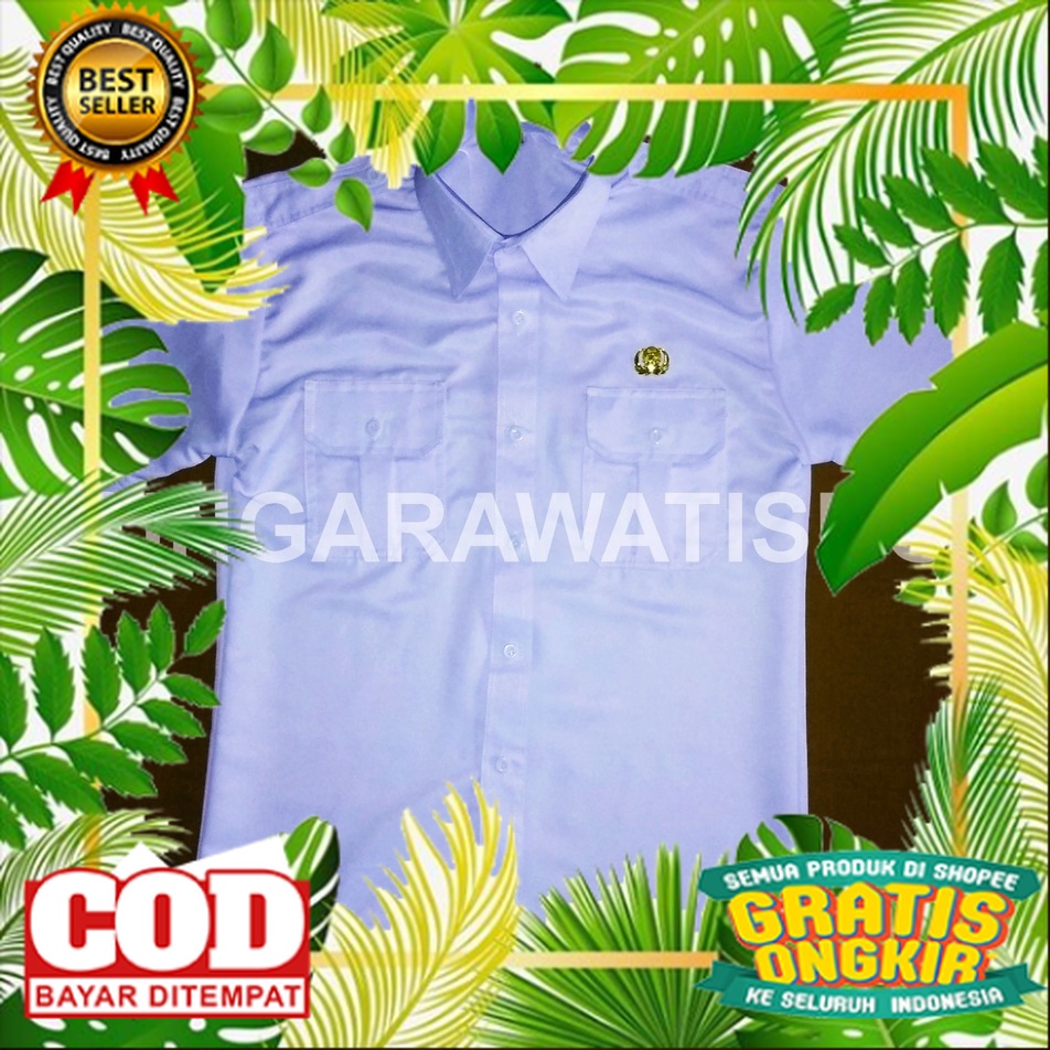SERAGAM DINAS PDH KANTOR /Baju Pns Putih Kemeja Pns/Pemda putih Baju pdh putih Kemeja putih Dinas pr
