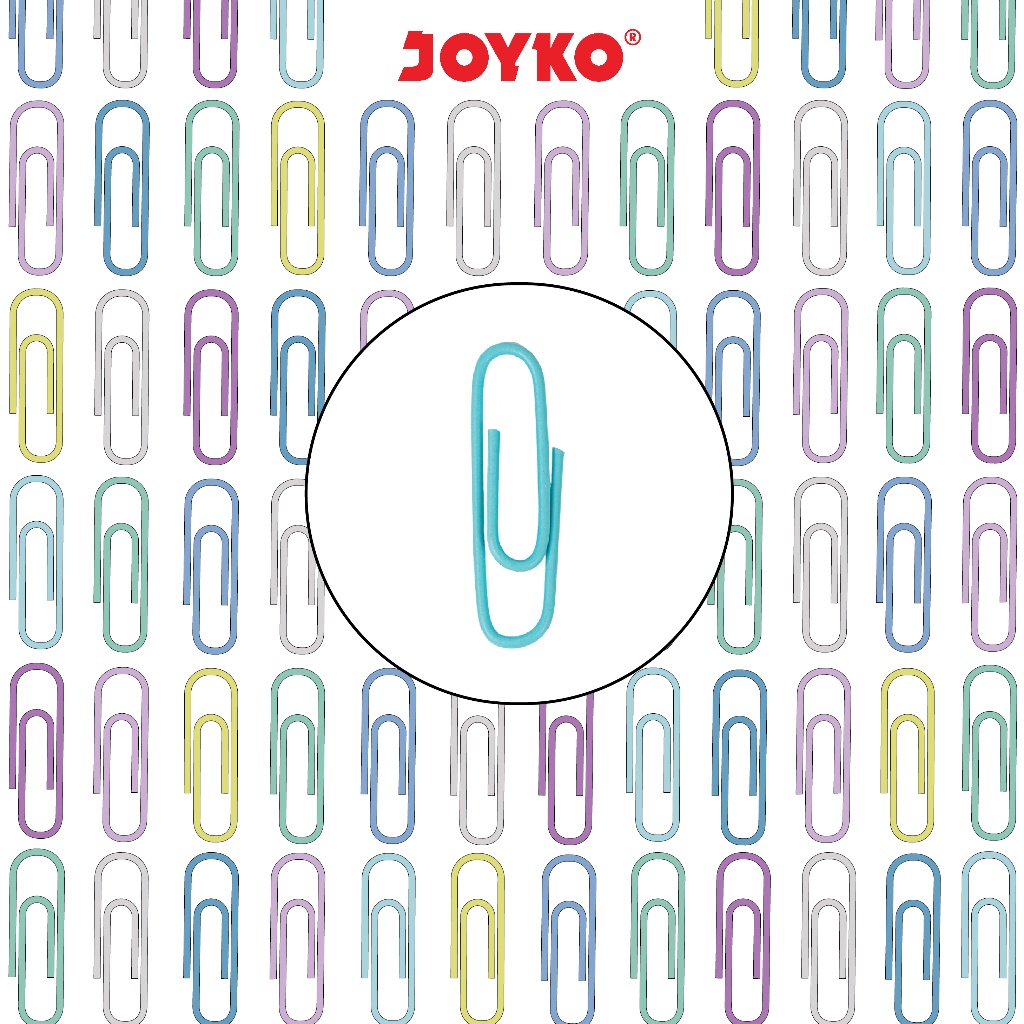 

Paper Clip Klip Penjepit Kertas Joyko 1 Pack isi 150 Pcs warna 472 473
