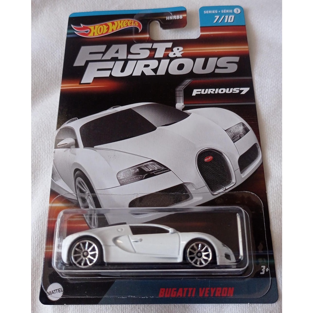 Hot Wheels - Bugatti Veyron Fast And Furious 7 White