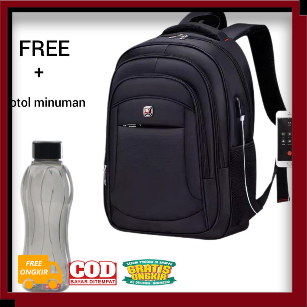 TAS LAPTOP MODEL BARU KUAT TAHAN LAMA /7.7 Ts Terbaru Ransel Laki Laki Polo Pria Sekolah Sd Smp Sma 