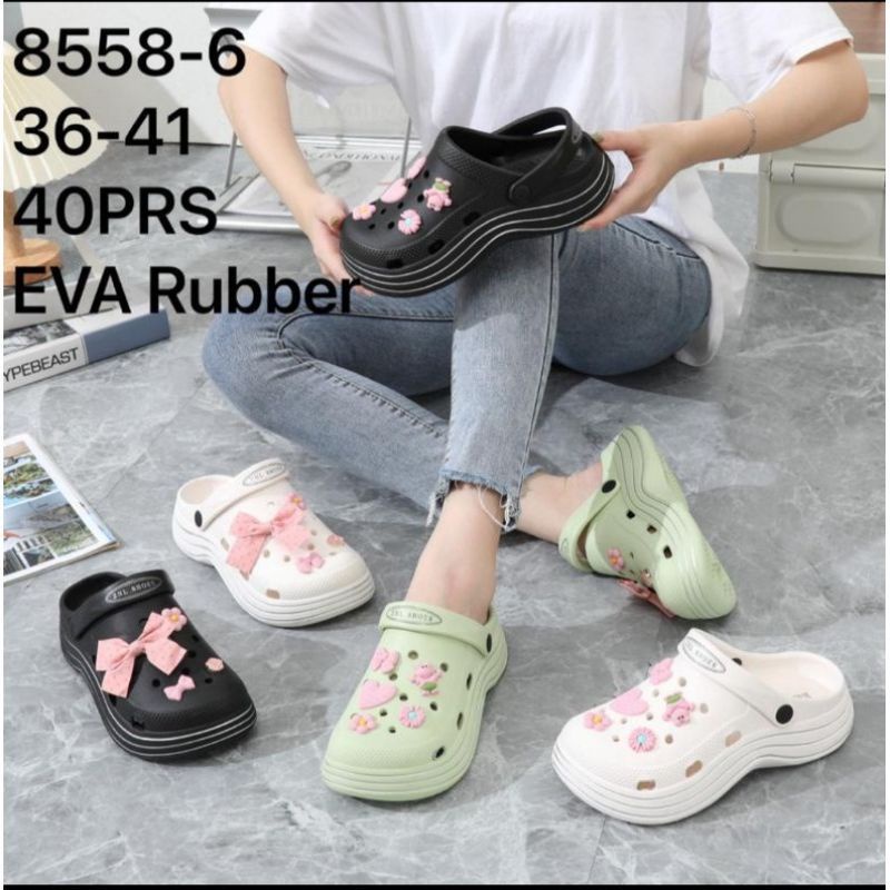 (SANDAL.BALANCE) BALANCE 8558-6 / SANDAL BAIM WEDGES MOTIF PITA PINK