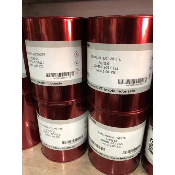 

Best Seller- Cat printing sablon royalmate RM 61 white putih