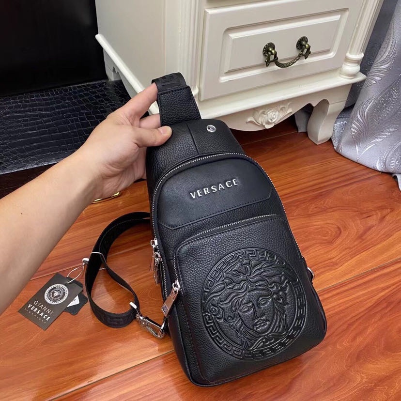 New Versace high-end men's chest bag/men's bag