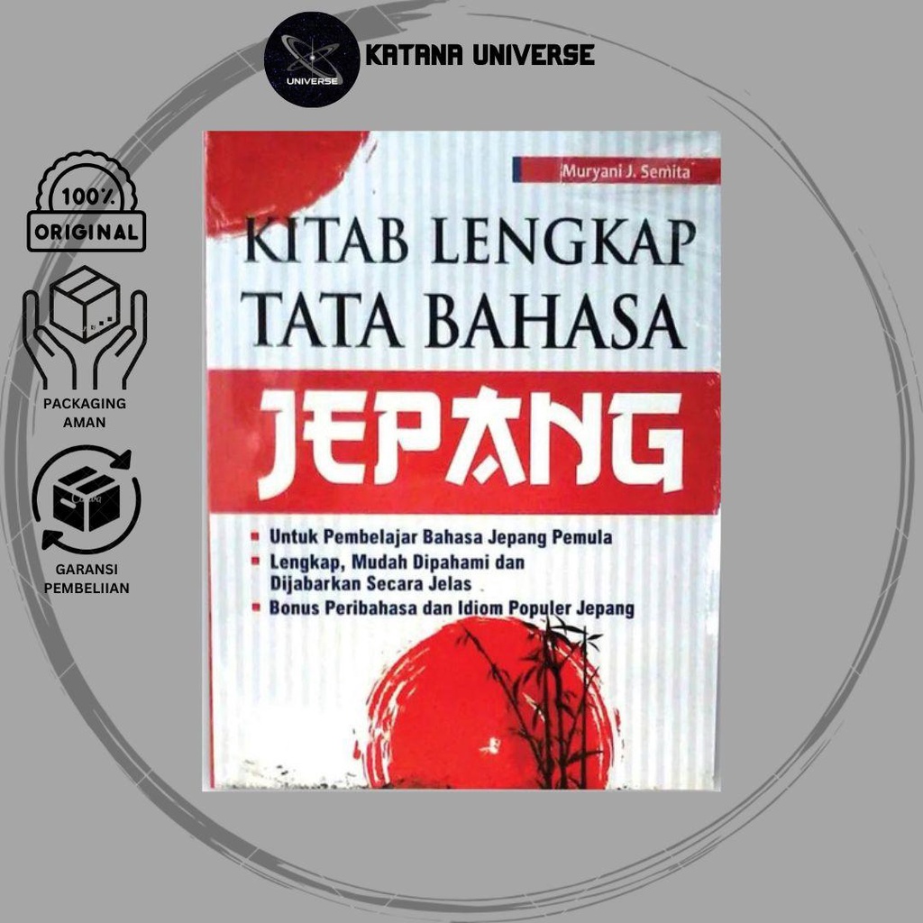 Buku Bahasa: Kitab Lengkap Tata Bahasa Jepang