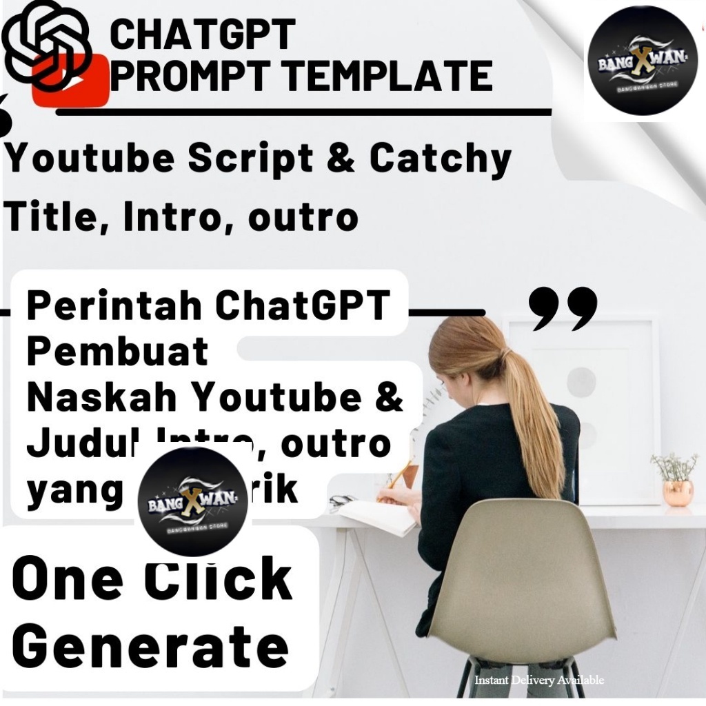 

Chat GPT Prompt Template | Youtube Script Maker | Title, Intro, outro