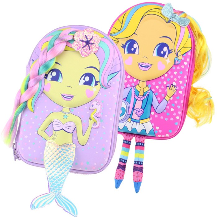 

[Best Seller] Kotak pensil mermaid /pencil case 3D girl mirror smiggle