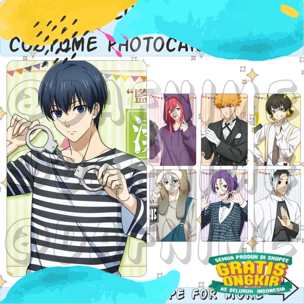BLUE LOCK COSTUME EDITION PHOTOCARD ANIME/Blue