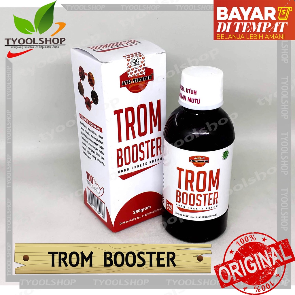 

TROM BOOSTER Madu Angkak Kurma Ath-Thoifah atas DBD thypus - 280gr