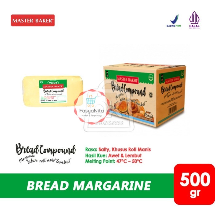 

Margarin Roti Manis Bread Compound Value Master Baker (500 gr) - FasyAnita Mart Denpasar