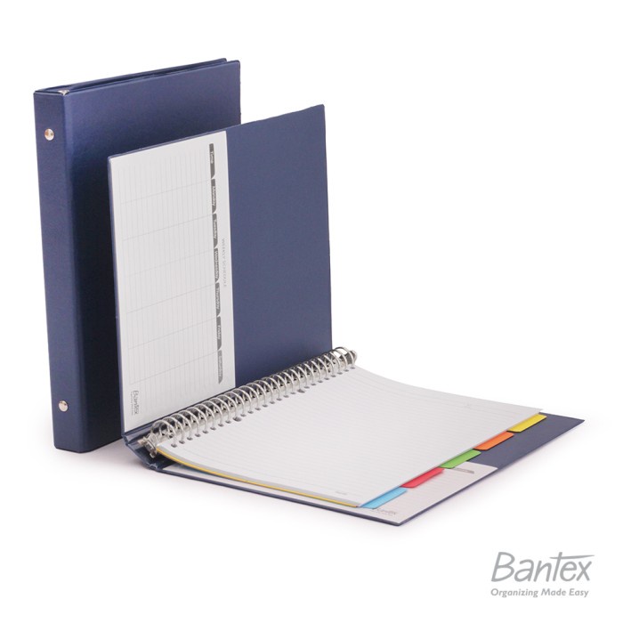 

Bantex Multiring Binder 26 Ring 25mm B5 Blue 1326 01