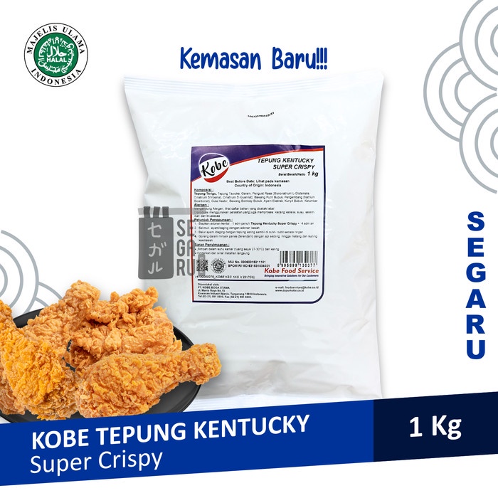 

Promo Bisa COD KOBE Tepung Kentucky Super Crispy Kobe Tepung Ayam Goreng Renyah 1 Kg