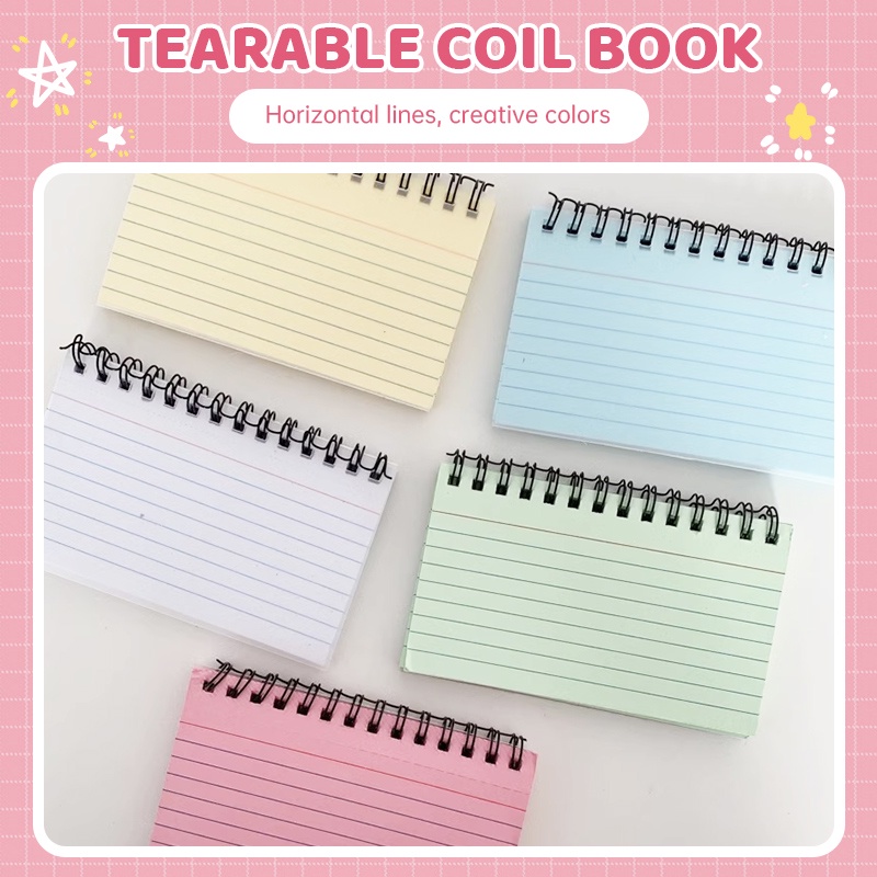 

COD ❤️ Buku Catatan Warna Kreatif Buku Catatan Kumparan Garis Melintang Tebal -Bellamy's