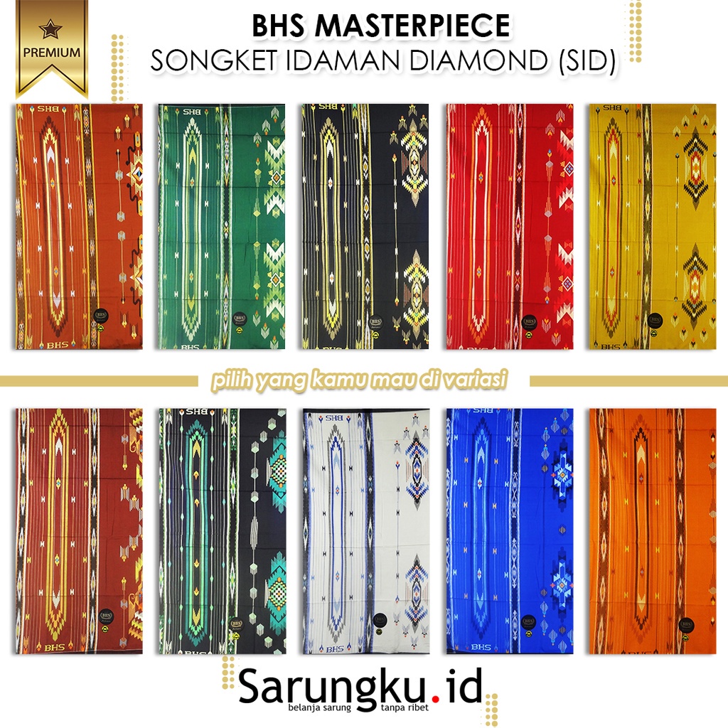 SARUNG BHS MASTERPIECE SONGKET IDAMAN DIAMOND (SID)