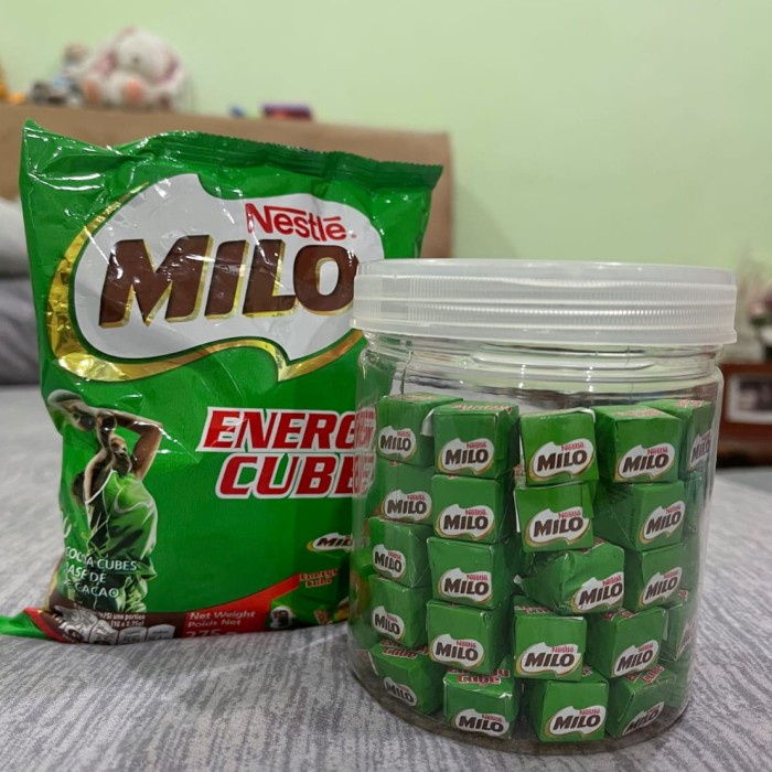 

✨PROMO✨ -Permen Milo cube Eceran isi 50 per stoples impor