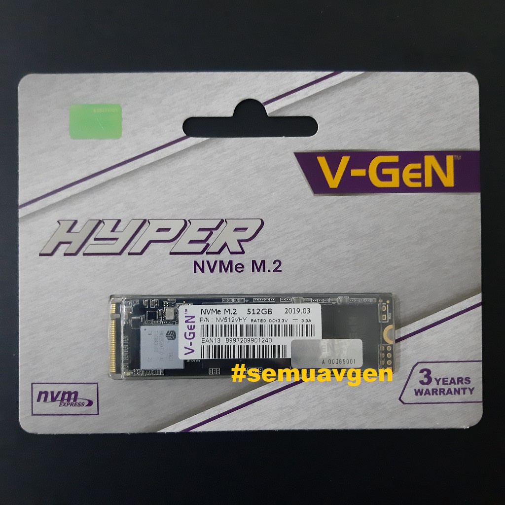 SSD M.2 512gb NVMe 2280 V-GeN | Solid State Drive M2 PCIe 512 GB VGEN Hyper