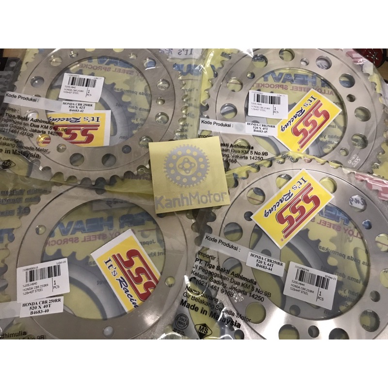 GEAR BELAKANG SSS NEW CBR250 CBR 250 CBR250RR CBR 250 RR CB250RR 520