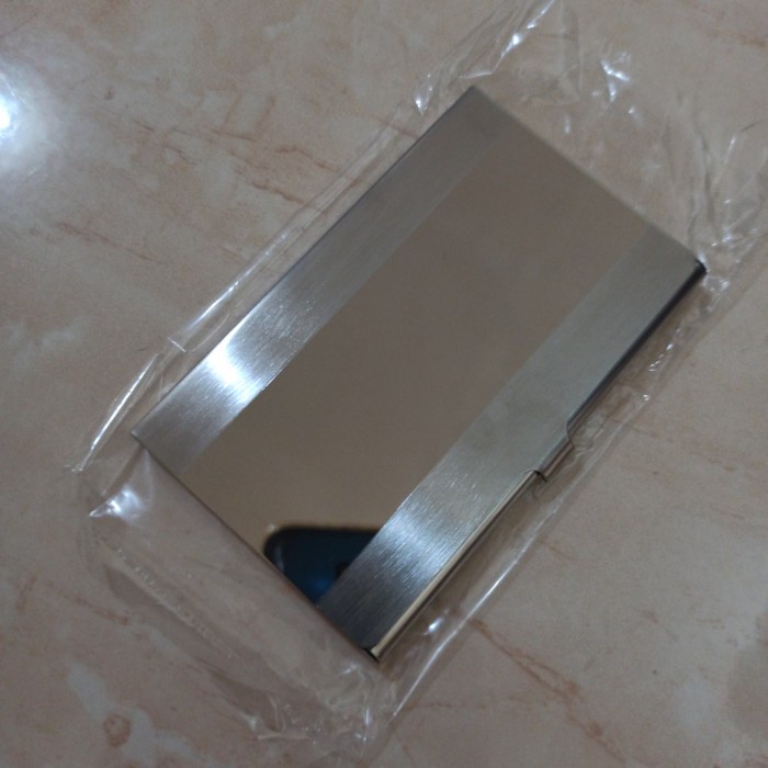 

Best Seller-Promo Dompet Box Kotak Kartu Nama Id card Stainless steel mirror Promo