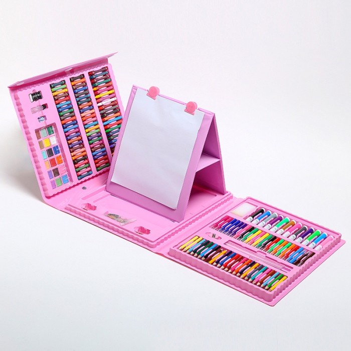 

Pensil Warna Crayon Set 208 Pcs Alat Menggambar Mewarnai Anak