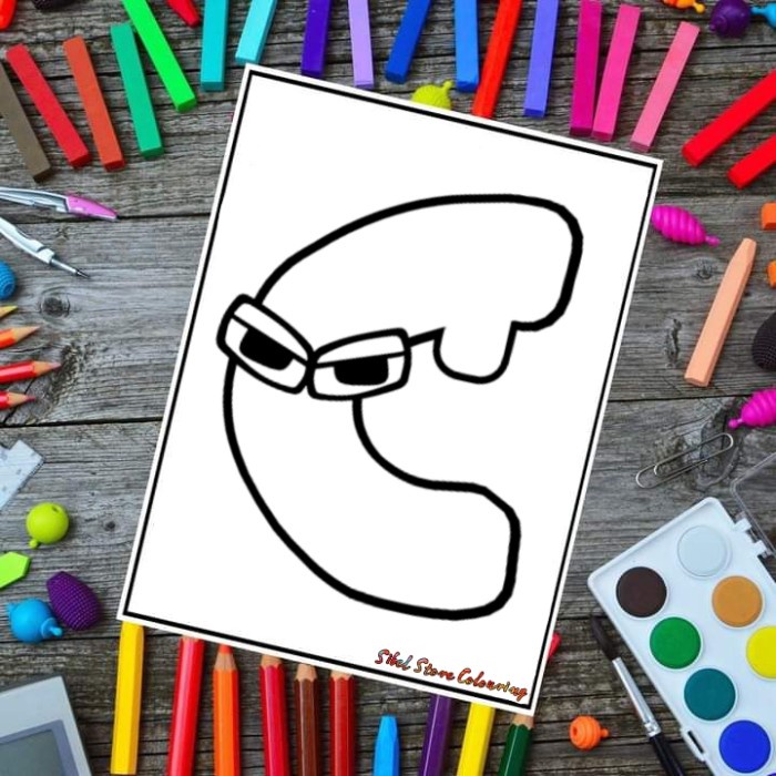 

Kertas Mewarnai Gambar Alphabet Lore 01 A to Z 26 Lembar Kertas BC - A5